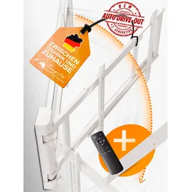 Easy Life EasyLife TV Wandhalterung elektrisch Auto Drive-out 32–75 Zoll | 50 kg | Weiß