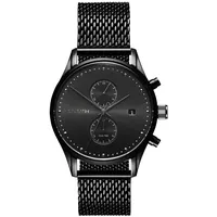 MVMT Herren Armbanduhr Voyager D-MV01-BL2 - Schwarz
