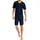SCHIESSER Pyjama Schlafanzug Dunkelblau 54