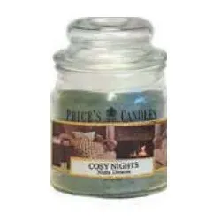 Duftkerze im Bonbonglas Cosy Nights PRICES - blau