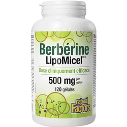 Natural Factors NATURAL FACTORS BERBERINE LIPOMICEL 500 MG (60 SOFTGELS) (120 Weichkapseln)