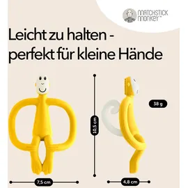 MATCHSTICK MONKEY Beißring Affe Original Gelb