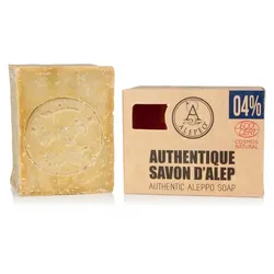 Alepeo Aleppo-Seife Naturblock 4%