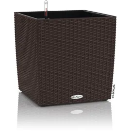 LECHUZA Cube Cottage 40 Komplettset 40 x 40 x 40 cm mokka
