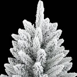 vidaXL Künstlicher Weihnachtsbaum Beschneit 180 cm PVC&PE