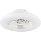 GLOBO LED Deckenventilator 50 cm Deckenventilator Weiß