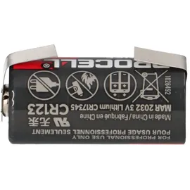 Duracell Procell Intense CR123A Lithiumbatterie 3V 1600mAh U-Lötfahne