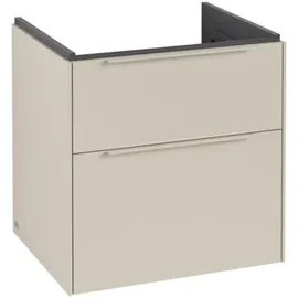 Villeroy & Boch Waschbeckenunterschrank Subway 3.0 2 Auszüge 57,2 x 57,9 x 47,8 cm Beige