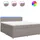 vidaXL Boxspringbett 180 x 200 cm Taupe
