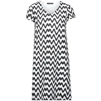 Betty Barclay Sommerkleid Dunkelblau/Weiß 40