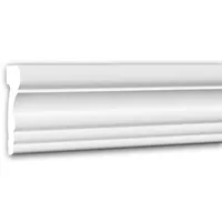 PROFHOME DECOR Wand- und Friesleiste Profhome 151354 Weiß 2 St. 200 x 2,6 x 6,8 cm