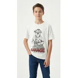 NAME IT T-Shirt NKMBENT SS NREG TOP BOX weiß 134/140 EU