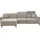A.Z. Iwaniccy Eckcouch Webstoff 2-Sitzer Beige