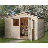 Weka Gartenhaus 323 1,98 x 1,48 m natur