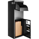Vevor Paketbriefkasten Paketbox Stahl Paletkasten 50 kg Briefkasten Postbox XXL Briefkasten mit Passwortschloss Innenscharnier