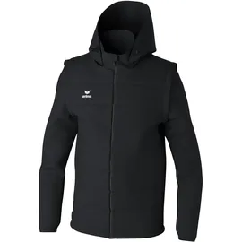 Erima Team Jacke mit abnehmbaren Ärmeln (2062401), schwarz, S