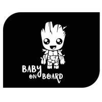 Vinyl-Aufkleber Baby Groot an Bord, Baby Groot on Board, verschiedene Größen