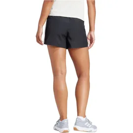 adidas 3-Streifen High-Rise Damen Shorts, schwarz - M