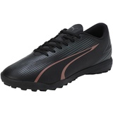 Puma Unisex Adults Ultra Play Tt Soccer Shoes, Puma Black-Copper Rose, 48