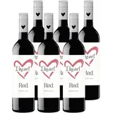 i heart merlot I Heart Red Wein 6 x 0,75 l