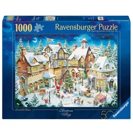 Ravensburger 50-jähriges Jubiläum: Weihnachtsdorf Limited Edition Nr.28 1000-teiliges Puzzle
