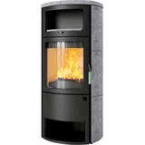 Kaminofen HARK 77 GT FlameKat 5 kW - Naturstein - Korpus: graphit