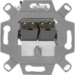 Rutenbeck UM-Cat.6A iso 10G-MD 2 Up 0 - Netzwerk-Unterputzdose