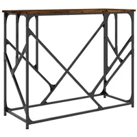 VidaXL Konsolentisch Räuchereiche 100x40x80 cm Holzwerkstoff