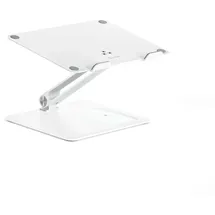 Alogic Elite Aluminum Laptop Stand Wireless Charger White