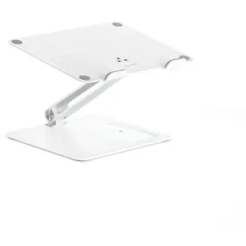 Alogic Elite Aluminum Laptop Stand Wireless Charger White