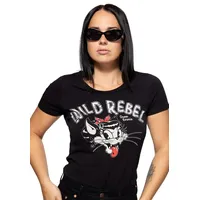 Queen Kerosin Print T-Shirt Wild Rebel | S