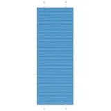 vidaXL Plissee Blau 75x200 cm Stoffbreite 74,4 cm Polyester