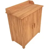 Mr. Deko Gartenschrank Batley 100 x 50 x 85 cm Teak