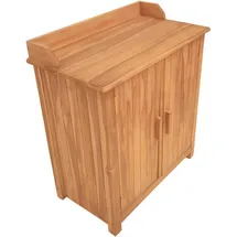 Mr. Deko Gartenschrank Batley 100 x 50 x 85 cm Teak