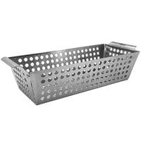 FireRocket Grillkorb S 33 x 13,5cm, Edelstahl Grillschale mit