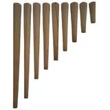 HOOZ Möbelfuß aus Buchenholz für Möbel Dunkel in 9 verschiedenen Größen, (Set, 4-St., robuste Standbeine), belastbar bis 30kg braun 20 cm