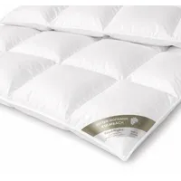 Betten Hofmann White Sibiria Schneegänseflaum Daunendecke Daunenbett Bettdecke 4x6 155x200 cm - Weiß