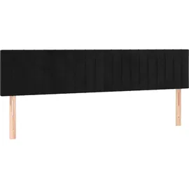 vidaXL Boxspringbett 160 x 200 cm Schwarz