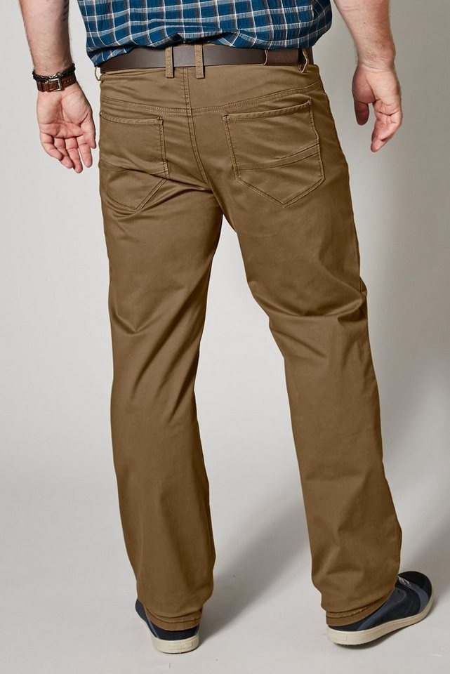Men Plus 5-Pocket-Jeans Hose Spezialschnitt rosa 38