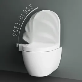 Alpenberger Dusch WC mit Bidet Funktion Weiß
