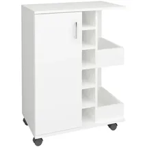 VCM Küchenwagen - weiß ¦ Maße cm B: 63 H: 85