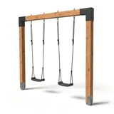 EXIT TOYS Doppelte Holzschaukel 110 Natur