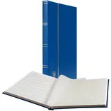 Leuchtturm Einsteckbuch DIN A4, 32 weiße Seiten, blau