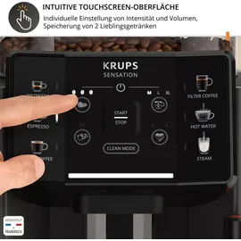 Krups Sensation EA910810 Kaffeevollautomat schwarz