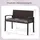 Costway Gartenbank 110 x 56 x 84 cm Braun/Grau