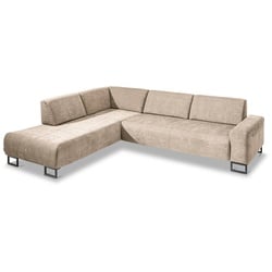 Segmüller Werkstätten Ecksofa Maxime Stoff Beige Natur