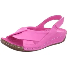 Andrea Conti Riemchensandalen Damen Fuchsia 42