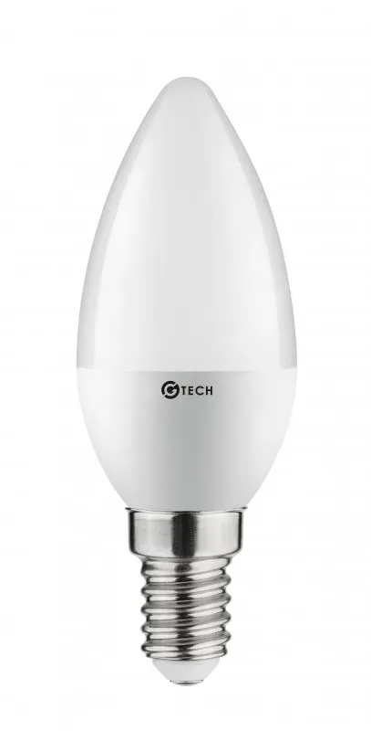 GTV G-TECH LED-Leuchtmittel C30 E14 3W 160° - warmweiß (3000K)
