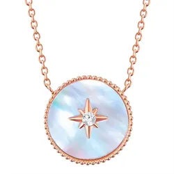 Valero Pearls Halskette Edelstahl Preciosa Perlmutt in Gelbgold Ketten   Damen 