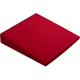 Keilkissen 37x37x7/2cm>>>>Farbe: rot - Rot